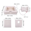 PVC Portable Inflatable Shampoo Basin Kit, for Elderly Disabled Pregnant