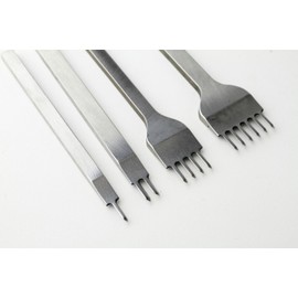 Craftmate Leather Craft Tool Rhombus Perforated (1st, 2, 4, 6), Set of 4 (0.1 inch (3 mm) Spacing