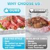 2 PCS Reusable Cooling Mat ice sheet for Keeping Food