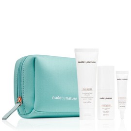 Nude By Nature Skincare Essentials Starter Kit, 3 Item Pack