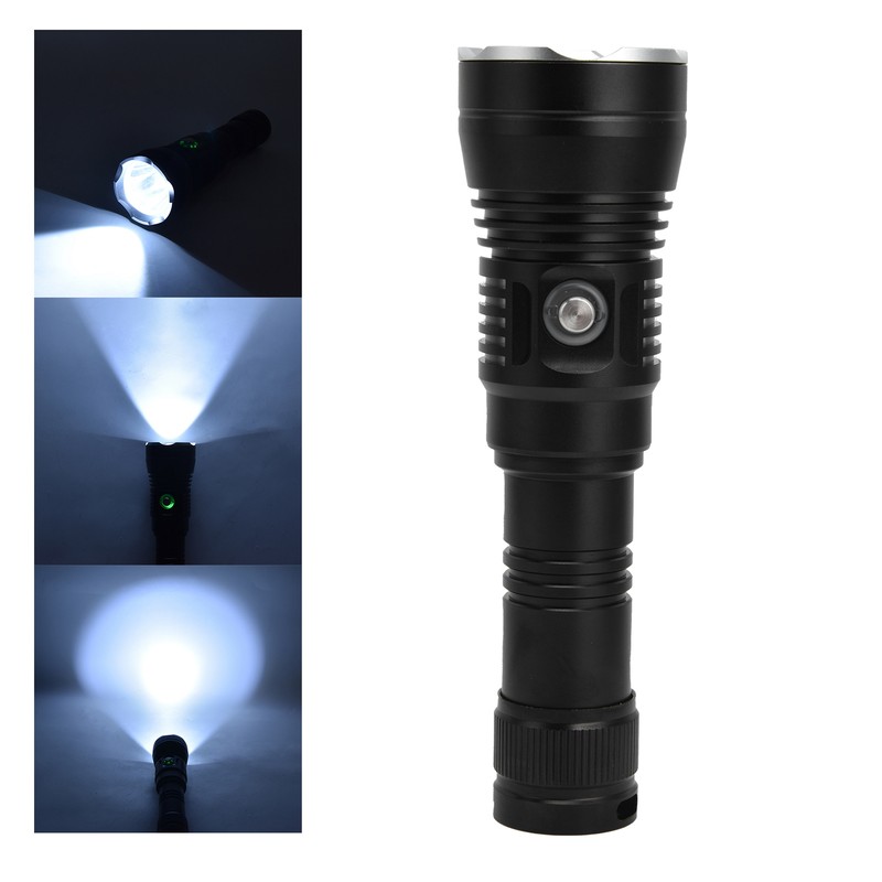 XHP70 3500lm Diving Flashlight Aluminum Alloy Professional 100m IP68 Underwater