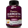 NutriFlair Quercetin 1200mg with Vitamin C and Zinc, 120 Capsules