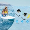 HerFarCai Surfboard Leash, Straight Surf Board Leg Rope with Wrist/Ankle