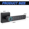 Fingerprint Door Lock, 6 in 1 Smart Door Knob with