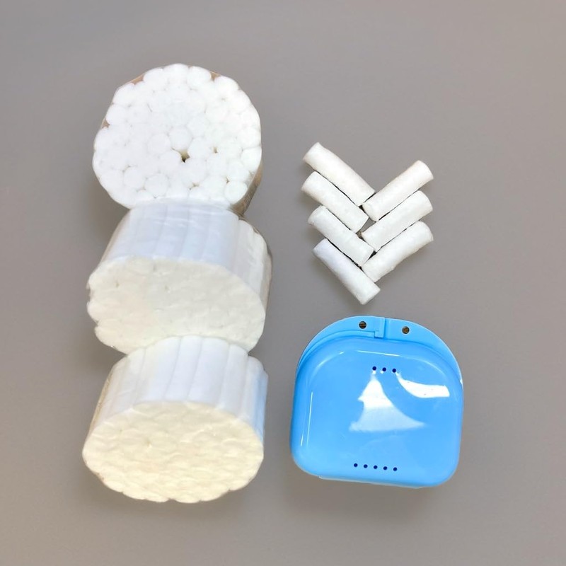 150-Pack Nose Bleed Stopper Cotton Rolls with CASE – Super