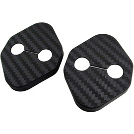 BRIGHTZ Pixis Space L575A L585A Carbon Style Door Striker Cover 2PC [STRIKER-002-2PC] L575 L585 575 585 Pixis Space