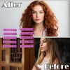 61Pcs Perm Rods Kit,30 Perm Rods 30 Perm Papers Perming