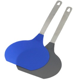 Chef Craft Select Nylon Jumbo Flexible Turner, 14.5 inch, Blue/Gray