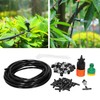 15m Water Misting Cooling System Garden Irrigation Sprinkler Nozzle Set