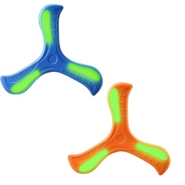 JISRKP 2PCS Boomerang, boomerang for Kids, Easy-to-Throw Children'S Toys, Outdoor Toys, Parent-Child Interactive Games,Children'S Throwing Games Suitable for Outdoor, Beach Toy