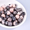 150pcs 8mm Pink Zebra Jasper Beads Natural Gemstone Beads Round