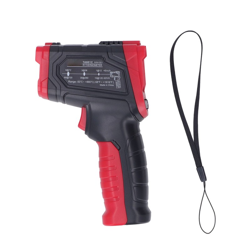 Digital Infrared Thermometer 4 Digit Display High Accuracy Handheld Industrial