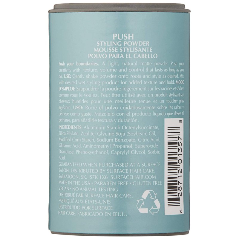 SURFACE Hair Push Styling Powder - Lift Roots, Add Texture