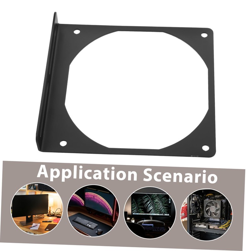 Mikinona External Radiator Fan Mounting Bracket Compact Sturdy Support Rack