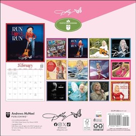  Dolly Parton 2025 Wall Calendar: A Collection of Iconic Album Covers