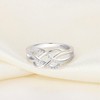 YL Celtic Knot Rings 925 Sterling Silver Twisted Knot Ring
