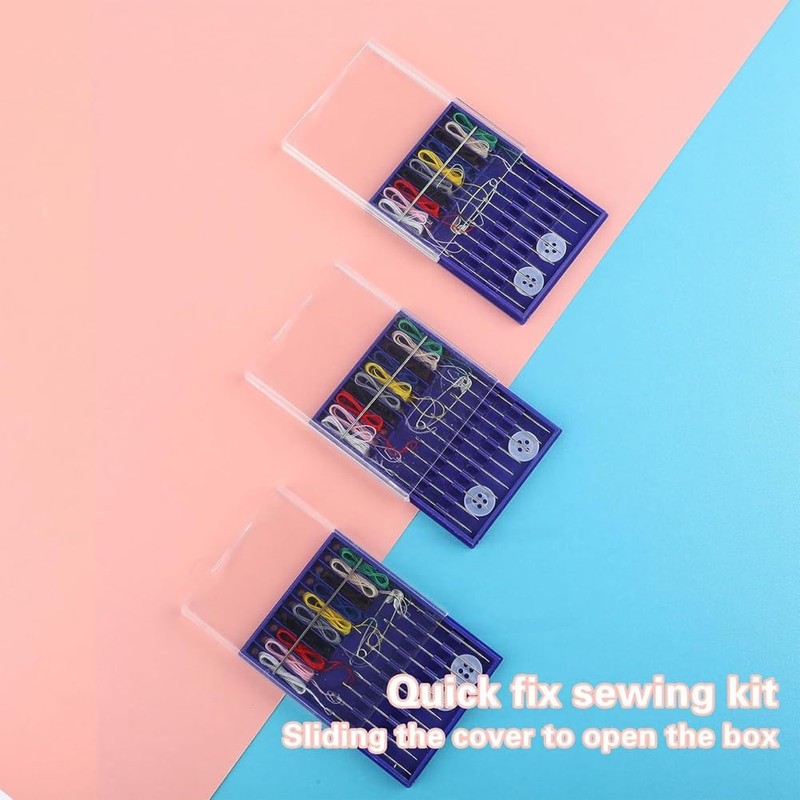SweetSerenade 10 Boxes Mini Sewing Kit, Quick Fix Sewing Kit