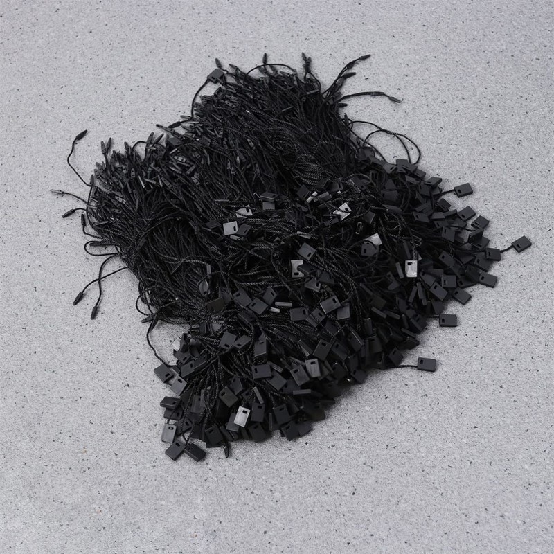 Healifty Pack of 950 Black Tag String Nylon Lock Black