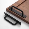 Westablize 12 Pack 5 Inch 128 mm Matte Black Cabinet