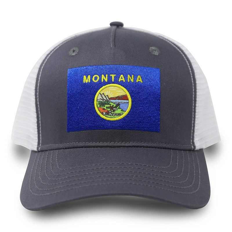 International Tie Montana State Flag Baseball Hat – Adjustable One