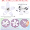 Paifeancodill Baby Girl Mini Hair Claw Clips, 20 Pcs Small