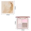 3 IN 1 Brown Nude Face Highlight Bronzer Powder Palette