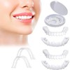 2 Paare Prothesen Gefälschte Zähne, Aufhellung Zahnersatz Prothesen Gefälschte Zähne,Veneers