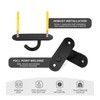 WJUAN 4 Pieces Ceiling Hooks, 10cm Multi-Purpose Stainless Steel Hooks