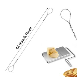 Cheese Slicer wire replacement cheese cutter wire replacement cheese cutters for block Cheese slicer kit wire Cheese Butter Cutting polished Marble Cheese Slicer Board Wire (20, StyleA)