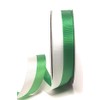 National Ribbon 25 m x 25 mm Green / White
