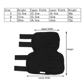 Dog Front Leg Braces Canine Paw Compression Wraps Pet Knee Pad Dog Elbow Protector with Reflective Straps Help with Ligament Injuries Sprains and Loss of Stability Caused by Arthritis(Black L)