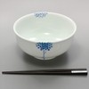 Hama Pottery Flower Kodachi Light Rice Bowl 05-16 16cm