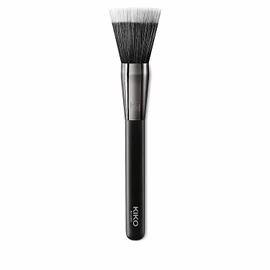 KIKO Milano Face 04 Stippling Foundation Brush, Rounded Brush with Synthetic Fibres for Liquid or Creamy Foundations