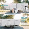 Pop Up Camper Trailer Cover, Oxford Anti-Scratch100% Waterproof Anti-UV Folding