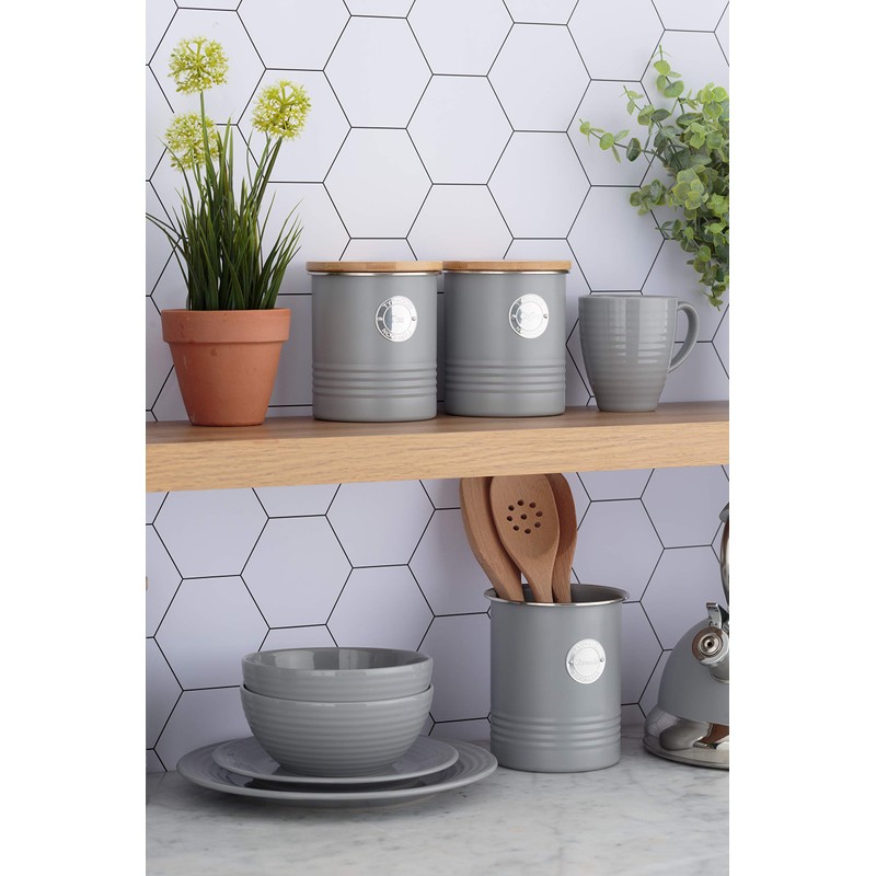 Typhoon Living Coffee Canister, Grey, 1400.732V, 1 Litre
