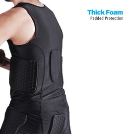 Hover-1 Unisex Adult Padded Tank Top Protective Gear, Black, Small US