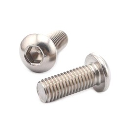 IMScrews 1/4-20 x 5/8" Button Head Socket Cap Bolts Screws, 304 Stainless Steel, Allen Hex Drive, Pack of 25