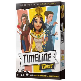 Zygomatic Timeline Twist Learning Card Game Cooperative Game Ages 7+ 2 to 8 Players 15 Minutes per Game Spanish