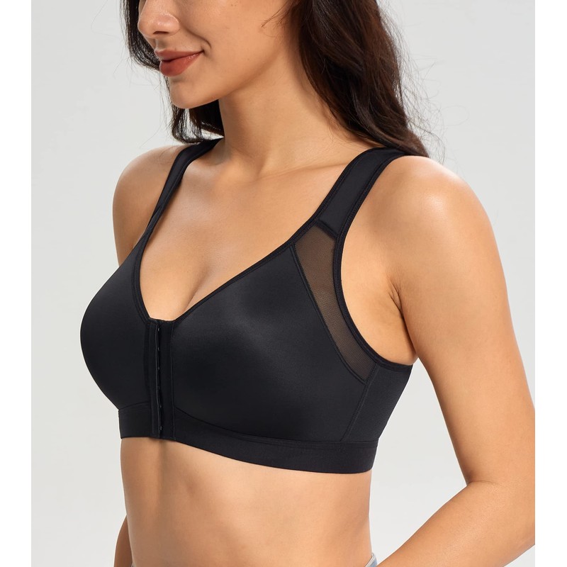 Lemorosy Women's Front Closure Large Sizes Full Cup Back Support