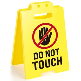 Do Not Touch Desk Sign