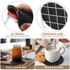 Eccliy 48 Pack Silicone Coasters for Drinks Nonslip Silicone Drink