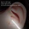 Electric Ear Vacuum Cleaner with LED Light Soft Tip USB