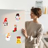 24 Pcs Christmas Sticky Note,12 Style Cartoon Santa Claus Snowman