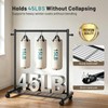 AOODA Short Clothing Rack for Hanging Clothes, Metal Small Clothes