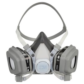 3M Conjunto de respirador desechable de media cara 51P71, aprobado por NIOSH, protección respiratoria orgánica de vapor /P95 (OV/P95), cartuchos pequeños y unidos permanentemente, 1 unidad