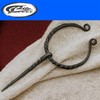 Szco Supplies Medieval Cloak Pin - 3.25" Black Coated Carbon