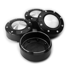4-Piece Outer Diameter 102mm Inner Diameter 95mm Silver ABS Car Wheel Center Hub Cap #81232090F