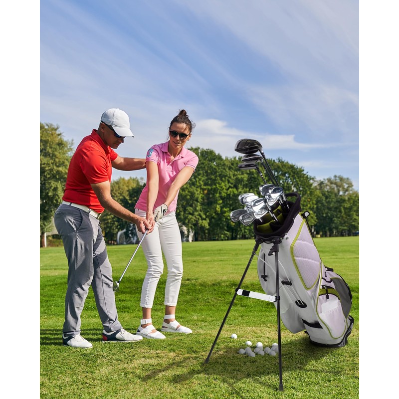 BIG TEETH Golf Stand Bag Leg Tether Strap Adjustable Length