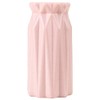 Ceramic Look Plastic Vase - Unbreakable Vase for Flowers (Origami