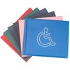 Disabled Badge, PU Leather Disabled Badge Holder for Car, Blue